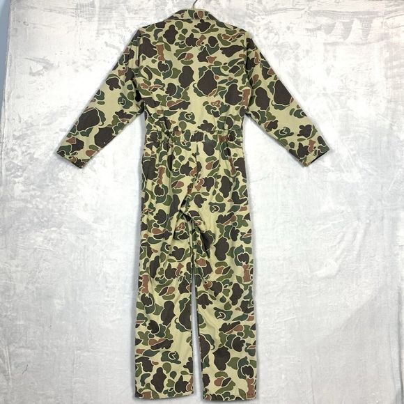 Walls Youth Insulated Vintage Coveralls Size 14 Reg Camo Blizzard -Pruf USA - Picture 5 of 10